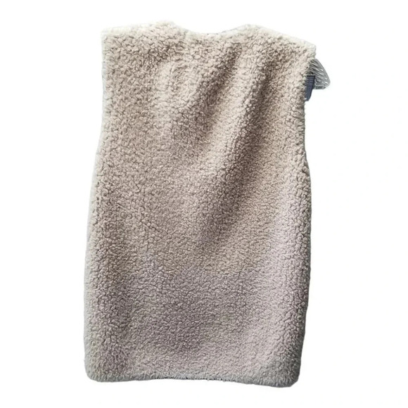 Aritzia Wilfred Chateau Faux Fur Teddy Cream Vest  XS - Picture 3 of 10